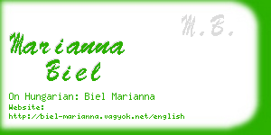 marianna biel business card